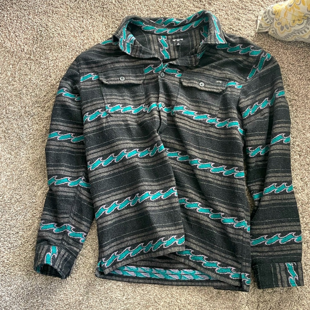 Billabong | Offshore Jacquard Flannel Shirt | C: Phantom | S: Large